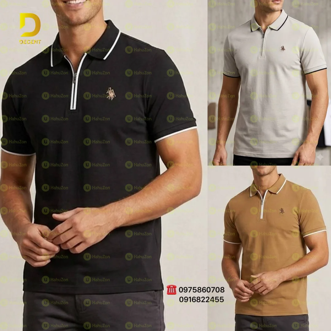 Zipper Polo Tshirts