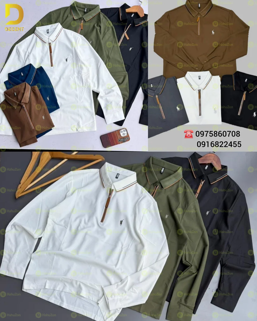 US Polo Long Sleeve Zippershirts