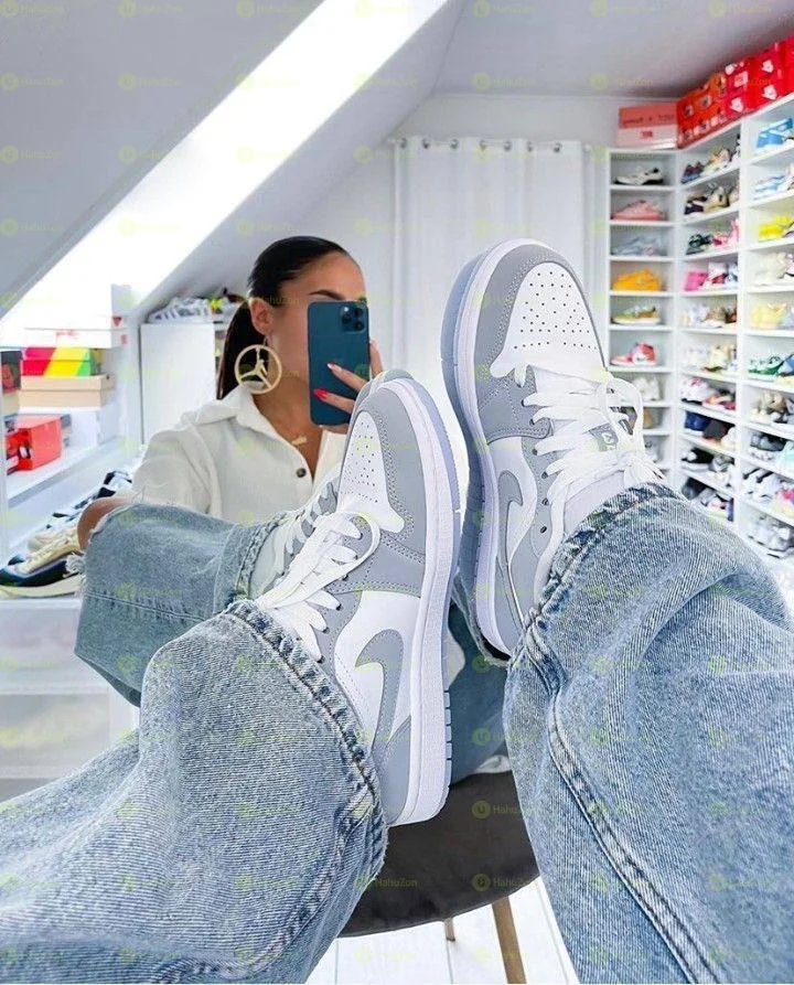Jordan Low Wolf Grey Women's Shoes
