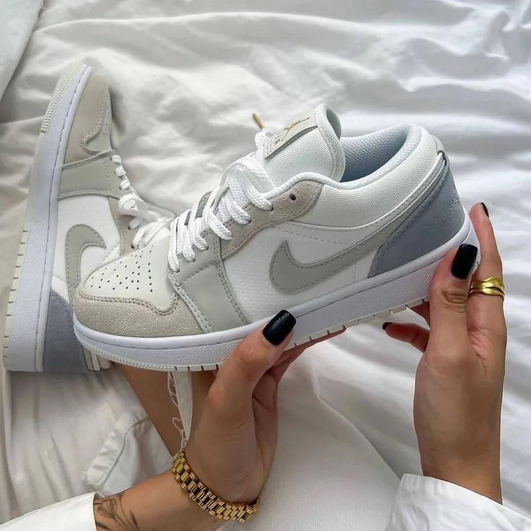 Jordan 1 Low Pairs Sky Grey Women's Shoes