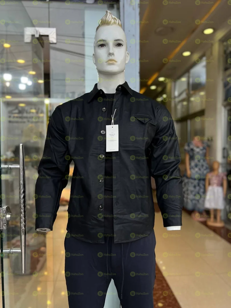 Leather long Sleeve Shirt