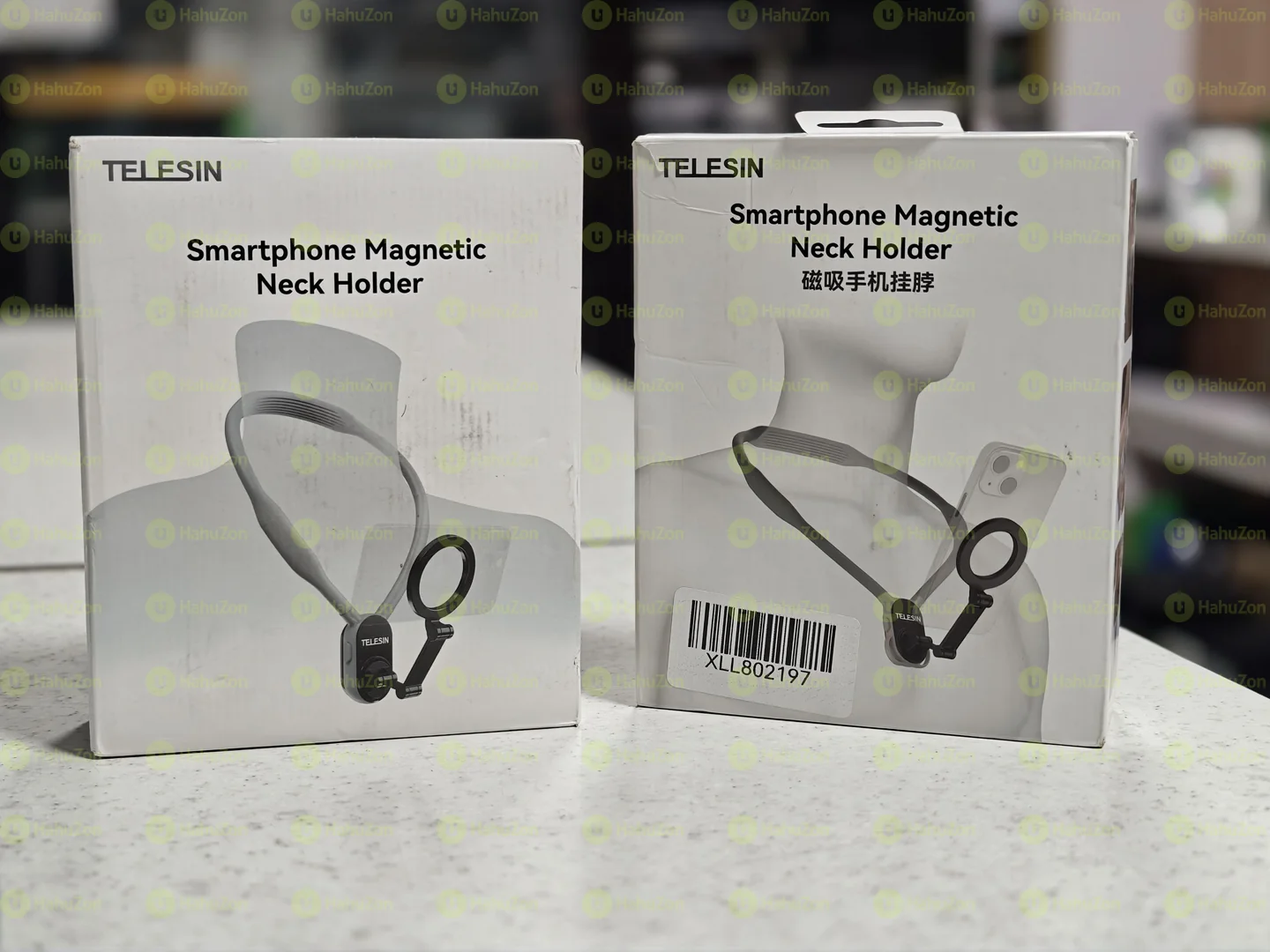 TELESIN Magnetic Neck Mount for Phones Neck Phone Holder POV Vlog Mount