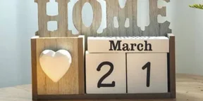 Wooden Home Calendar