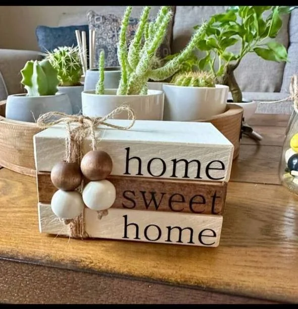 Small Home Sweet Home Wood Decoration