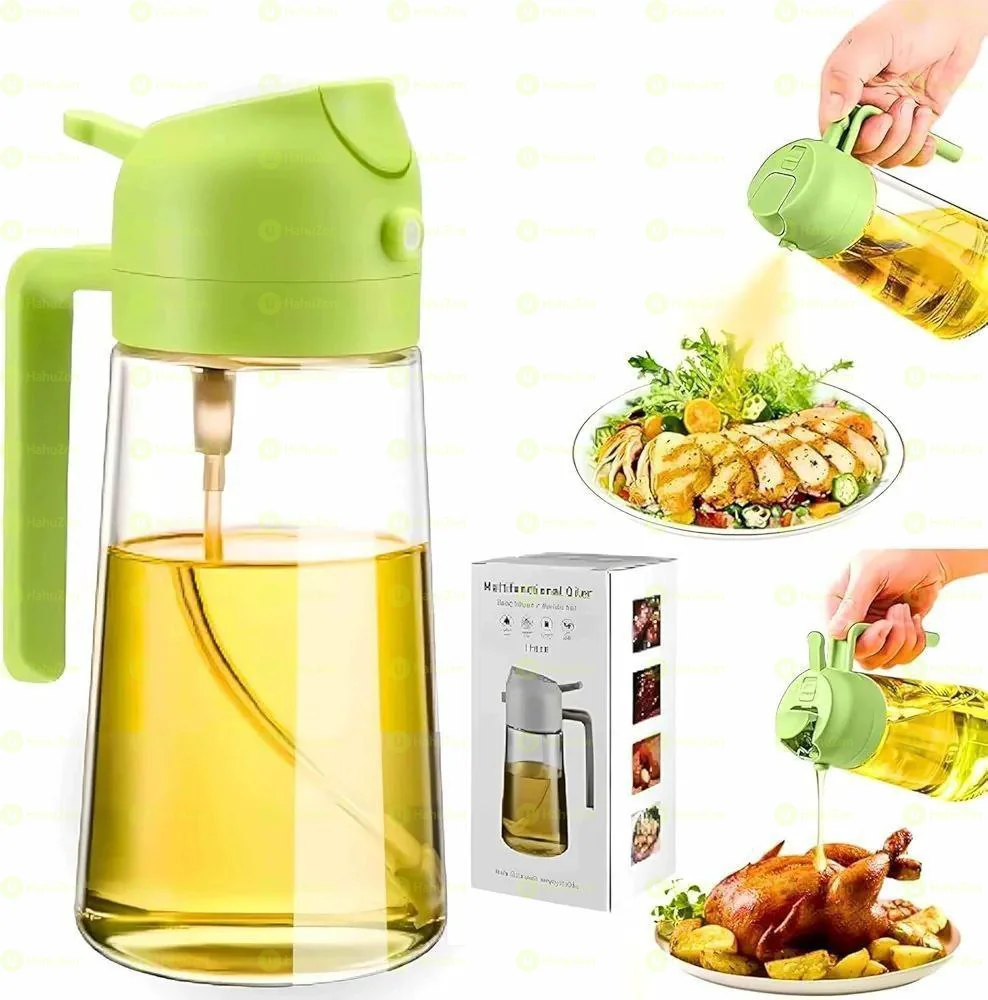 2-in-1 Oil Spray & Dispenser Bottle