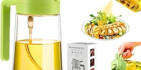 2-in-1 Oil Spray & Dispenser Bottle