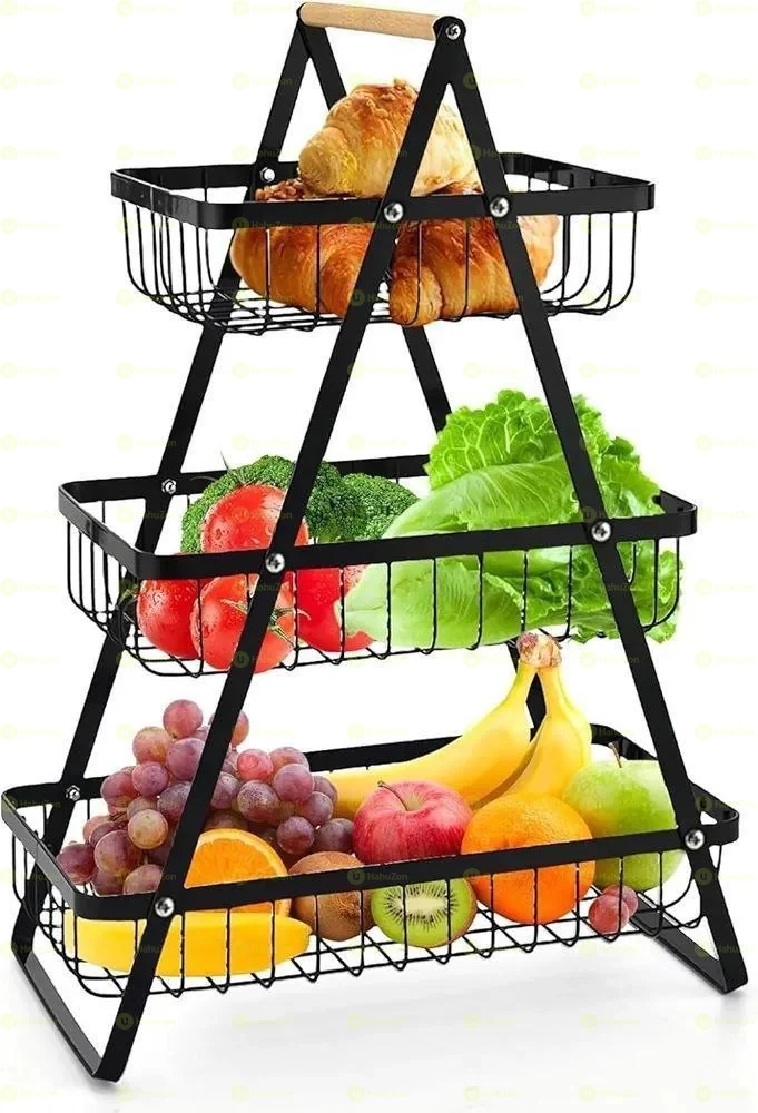 ባለ3 መደርደሪያ የፍሩት ራክ