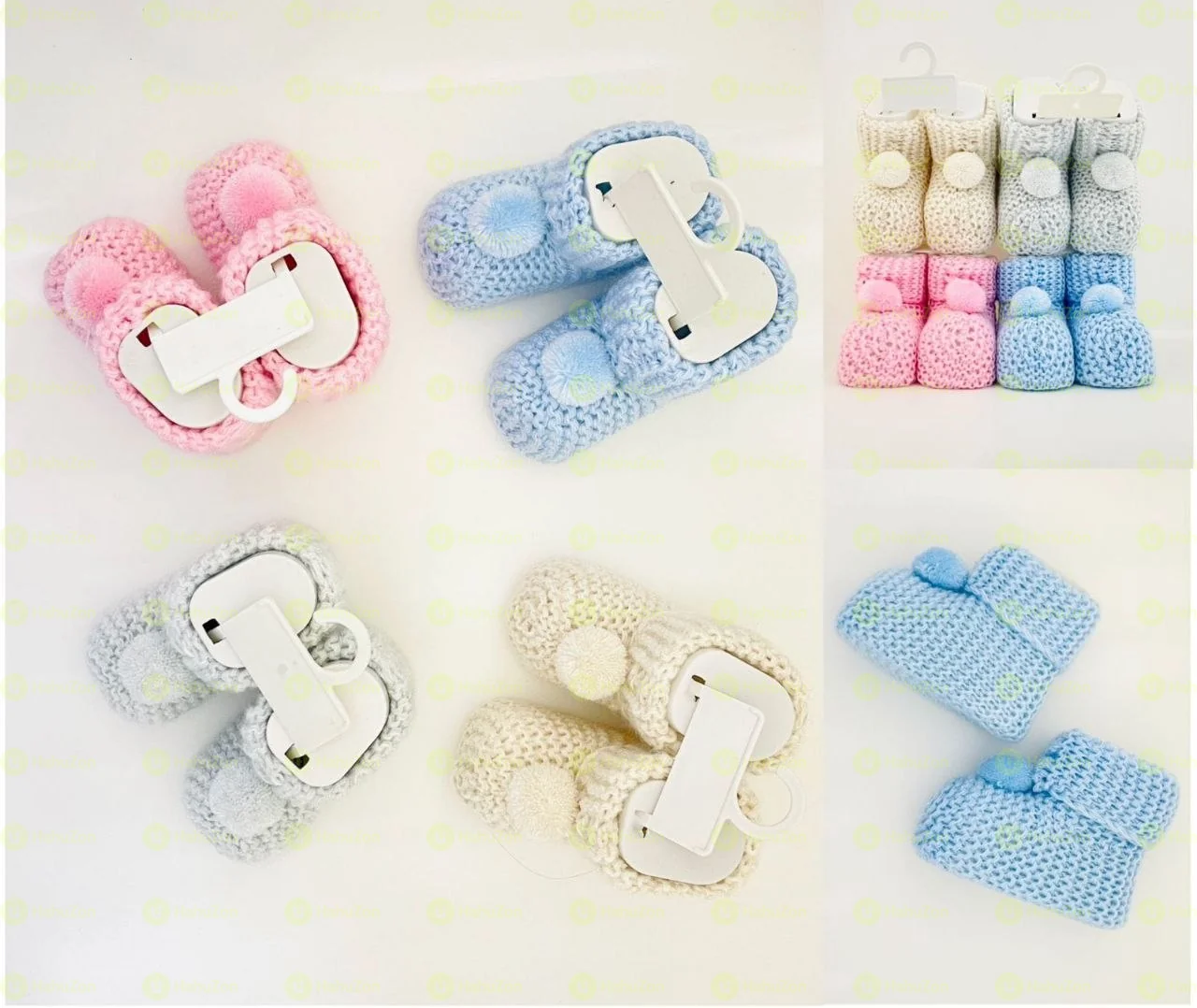 Newborn Baby Cute Knitted Booties
