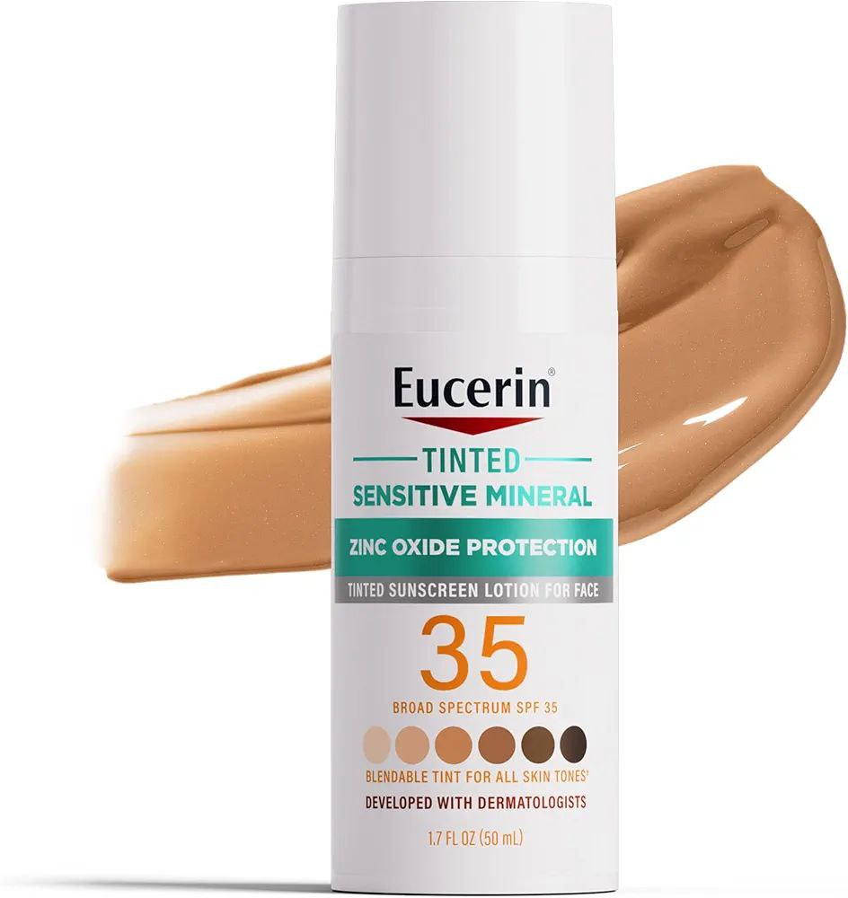 Eucerin Sun Tinted Sensitive Mineral Sunscreen SPF 35