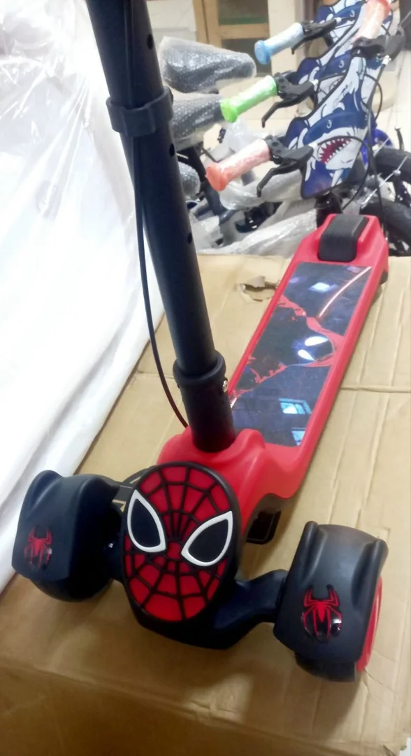 Baby High Quality Spiderman Scooter