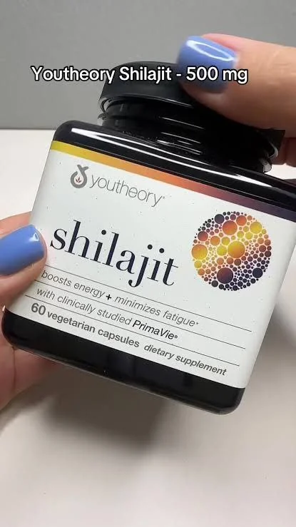 Youtheory Shilajit Pure Himalayan Superfood, 60 Veg Capsules