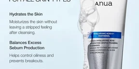 ANUA 8 Hyaluronic Acid Hydrating Gentle Foaming Cleanser