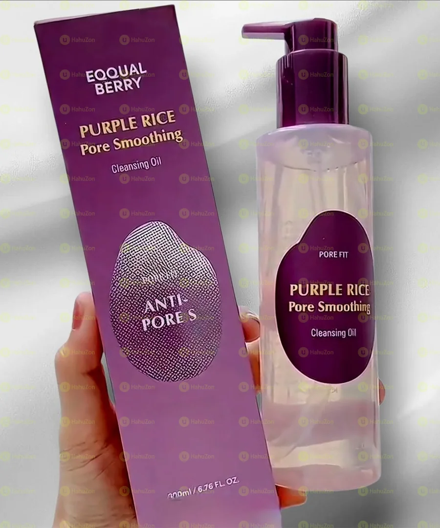 EQQUALBERRY’s Unique Purple Rice Cleansing oil