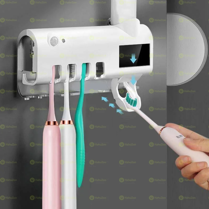 Toothbrush UV Sterilizer and Dispenser