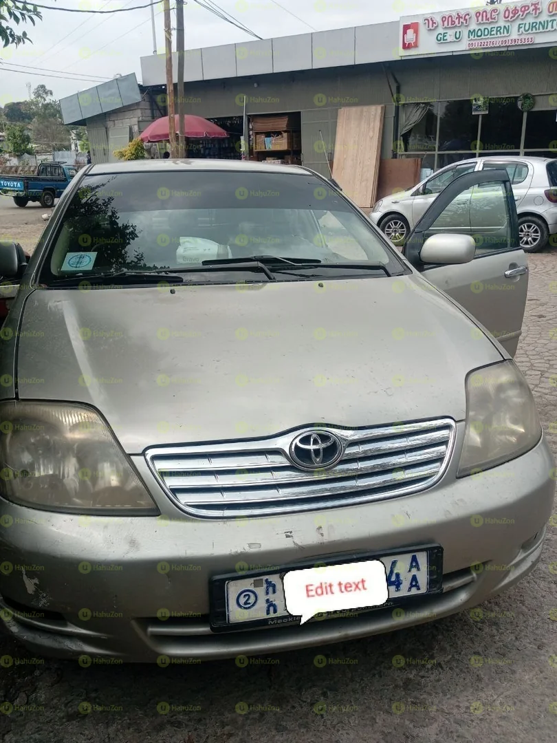 2002 Model-Toyota Corolla