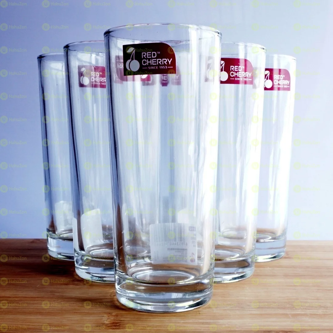 Red Cherry Water Glass