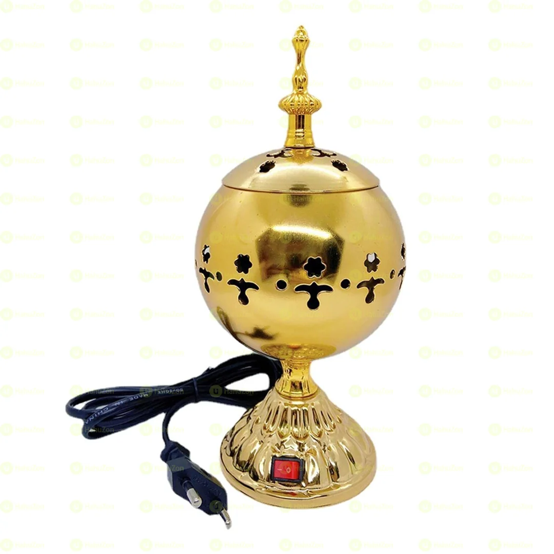 Golden Electric Incense Burner