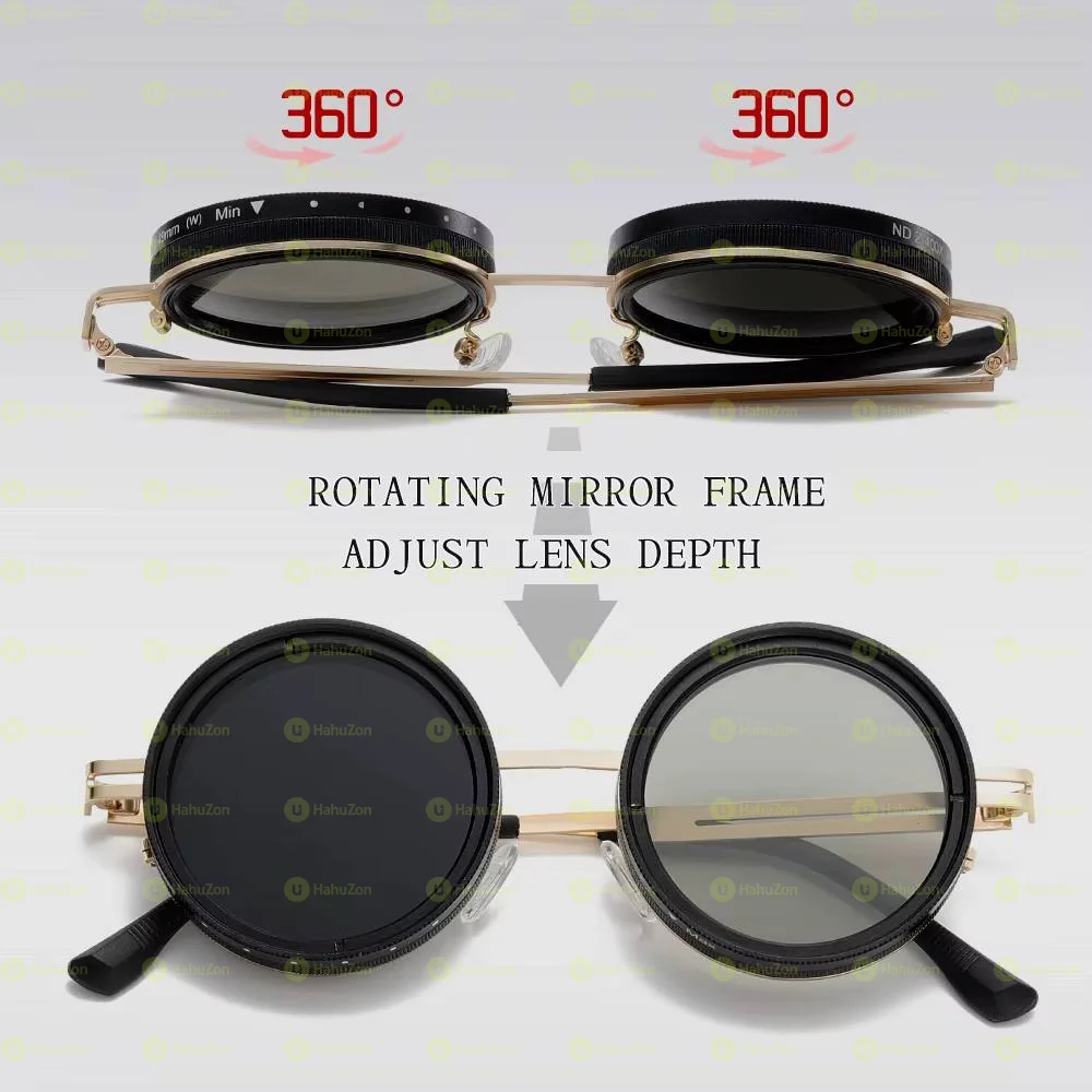 Quality Rotating 360 Degree Light Control Sunglasses
