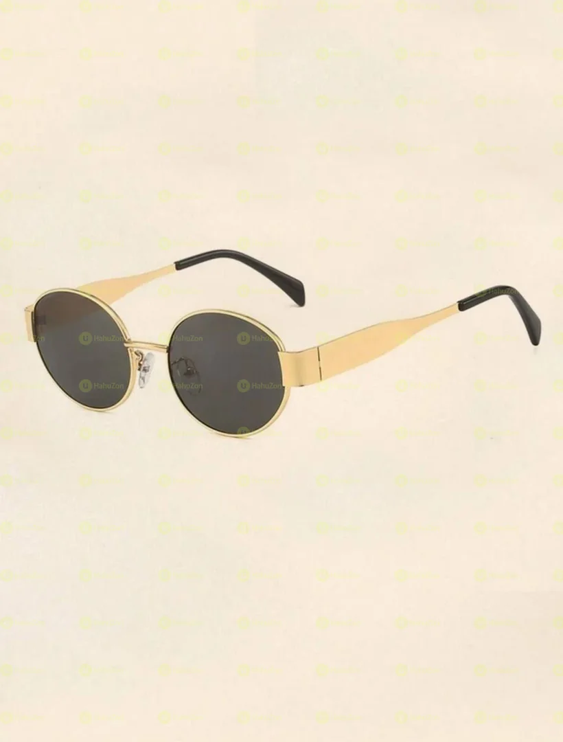 Women's Metal Frame Oval Fashion Glasses