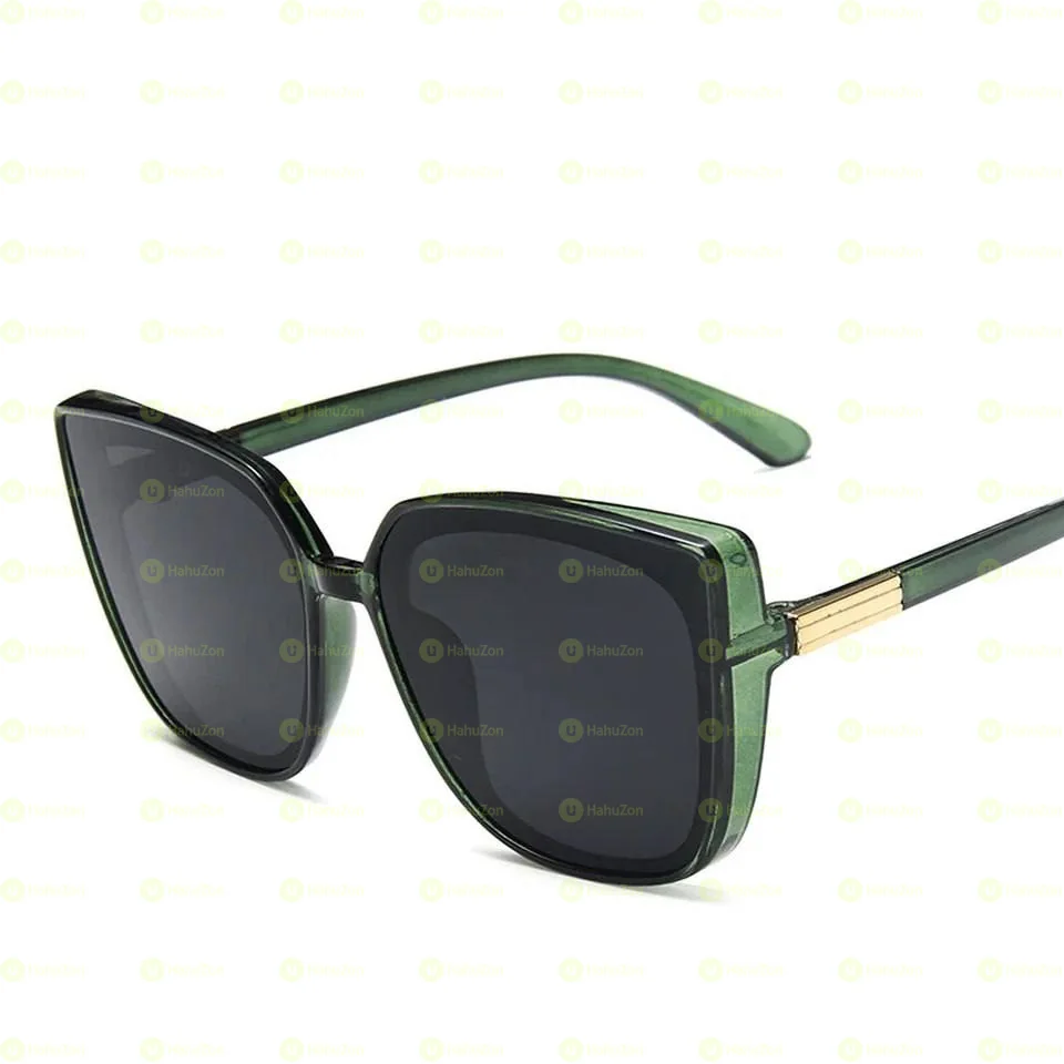 Fashion Plastic Cat Eye Women Oversized Sunglasses