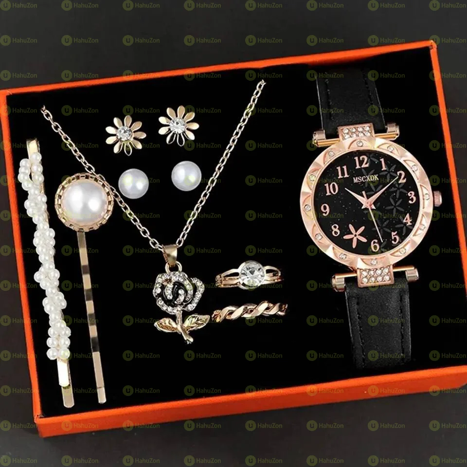 10pcs Women's Watch Set