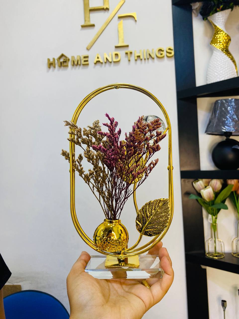 Golden Decorative Stand