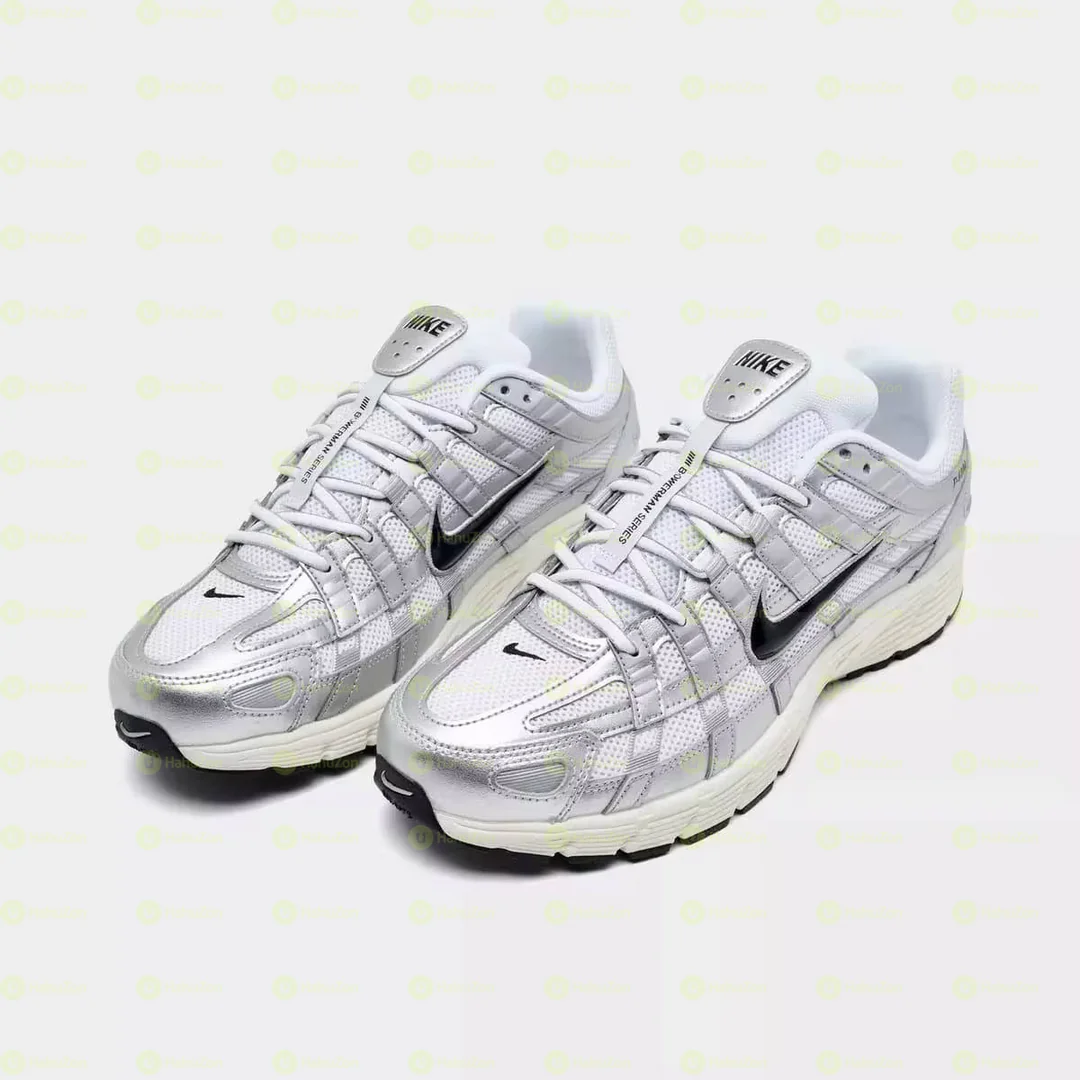 Nike P-6000 Metalic Silver Low Men's Shoes