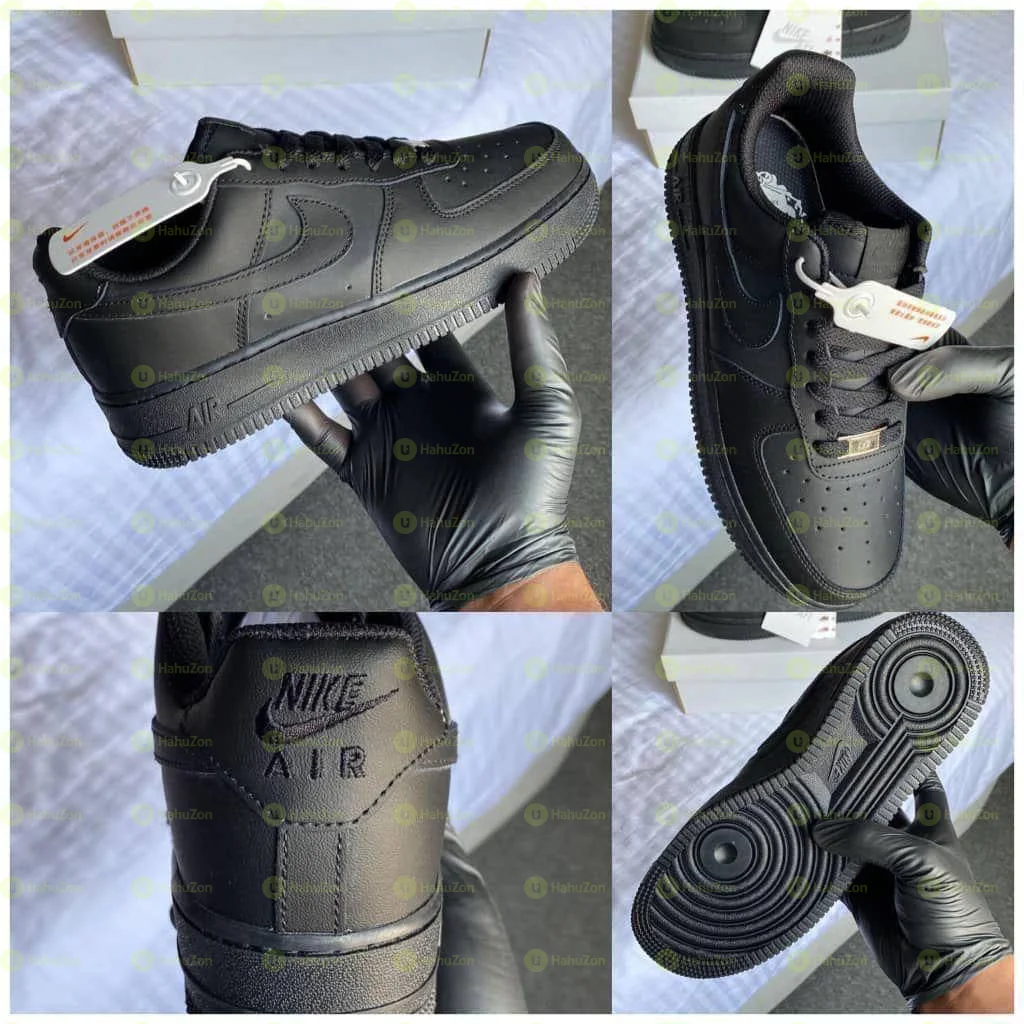 Airforce 1 Black Men's Shoes