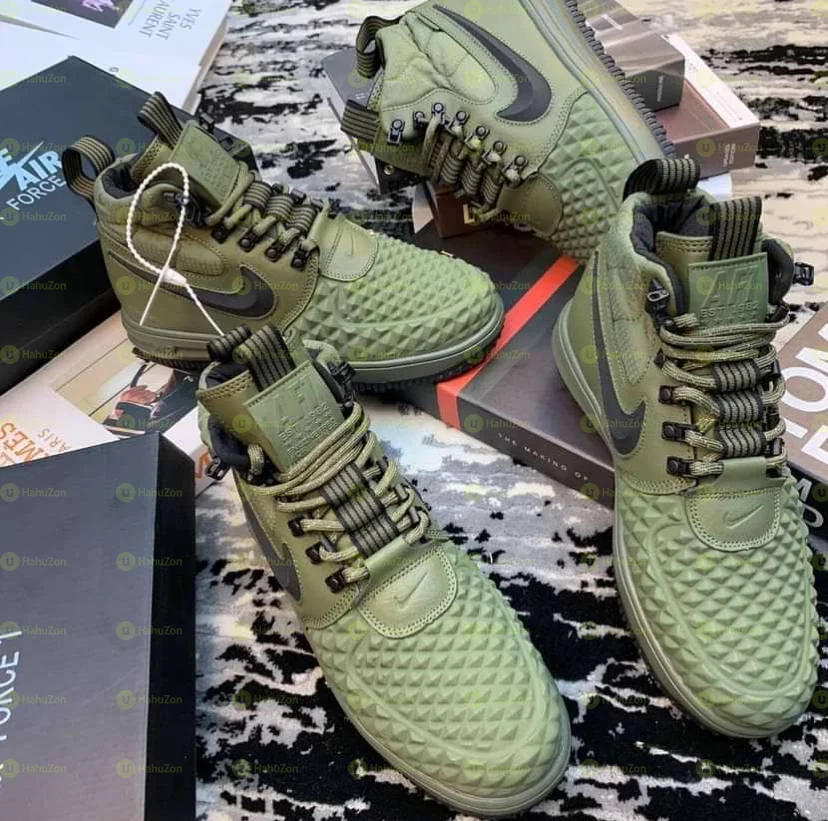 Nike Lunar Force Duck Boot Army Green Shoes