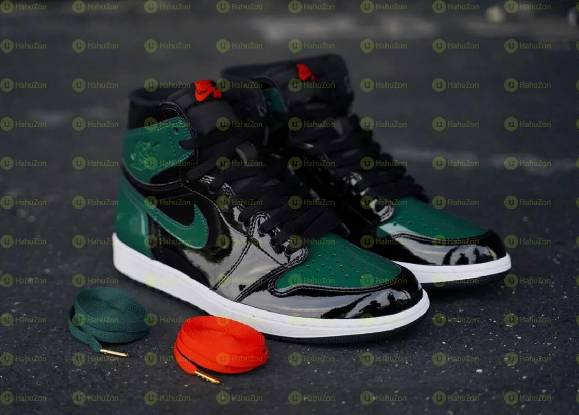 Air Jordan 1 HI Retro Patent Art Basel Shoes