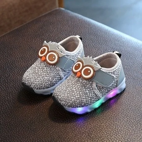 Baby Solid LED Athletic Shoes