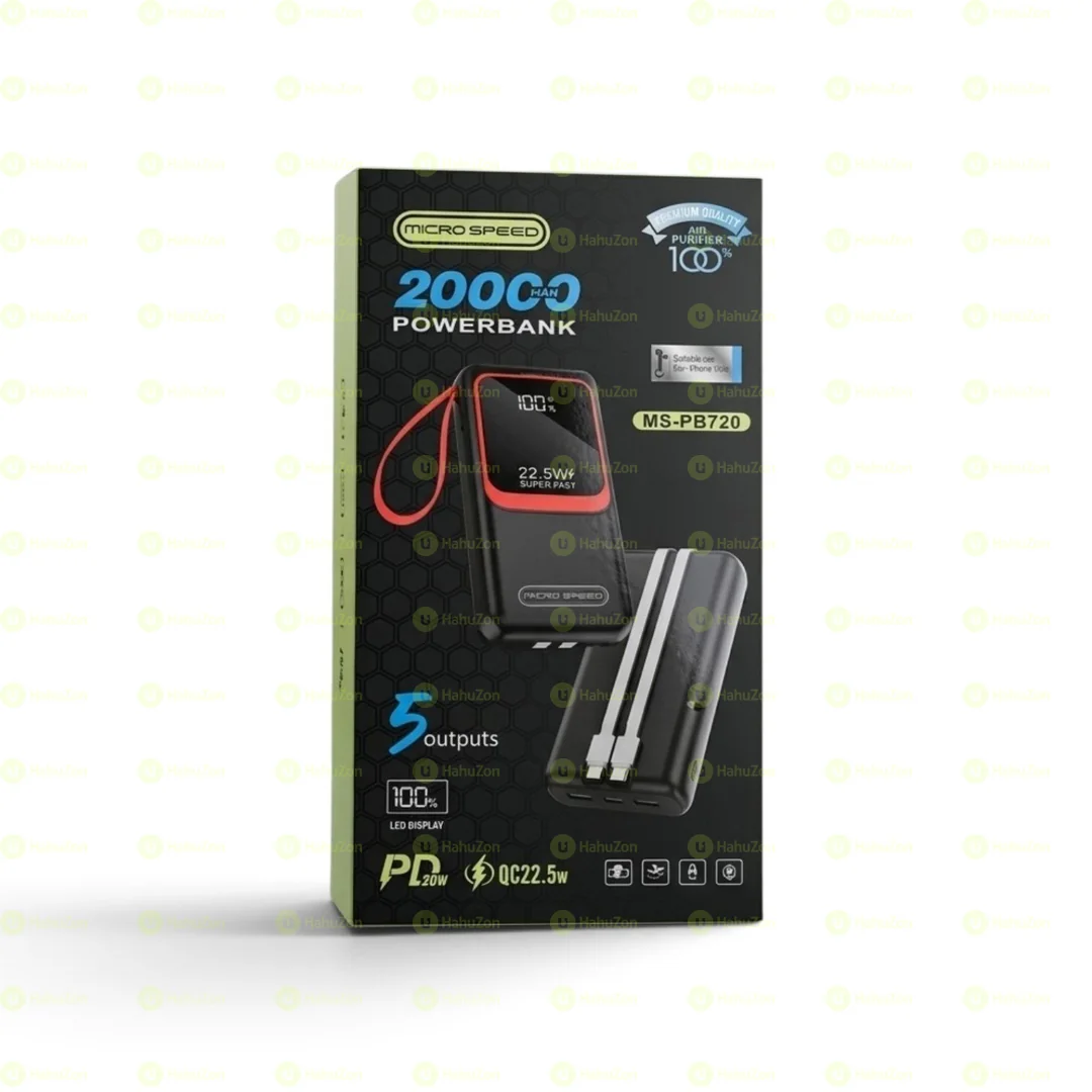 MICRO SPEED 20,000mAh Power Bank