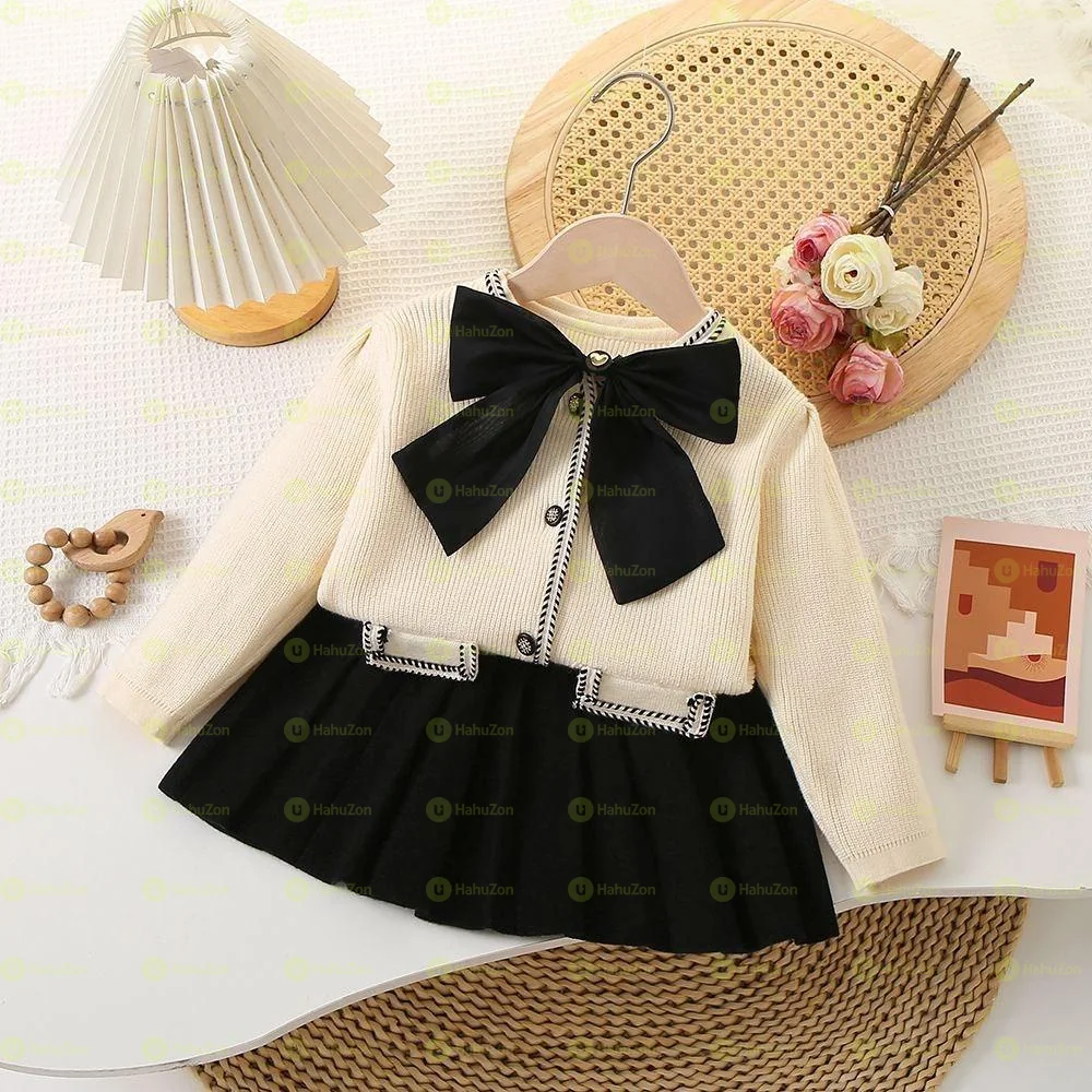 Girls Sweater And Mini Skirt