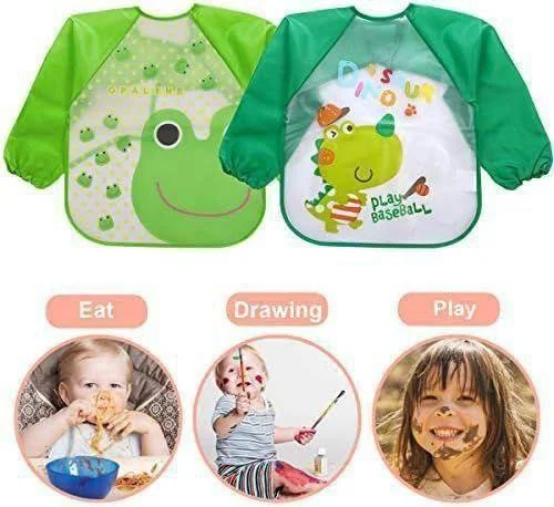 Infant Long Sleeve Feeding Aprons