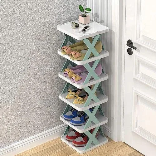 6 Layer Shoe Rack X Design