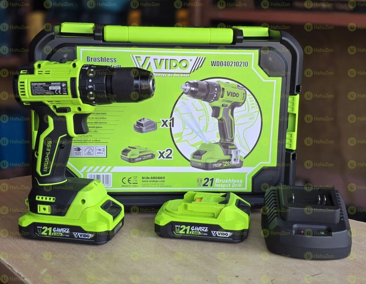 ቪዶ ቻርጀር ድሪል 21v