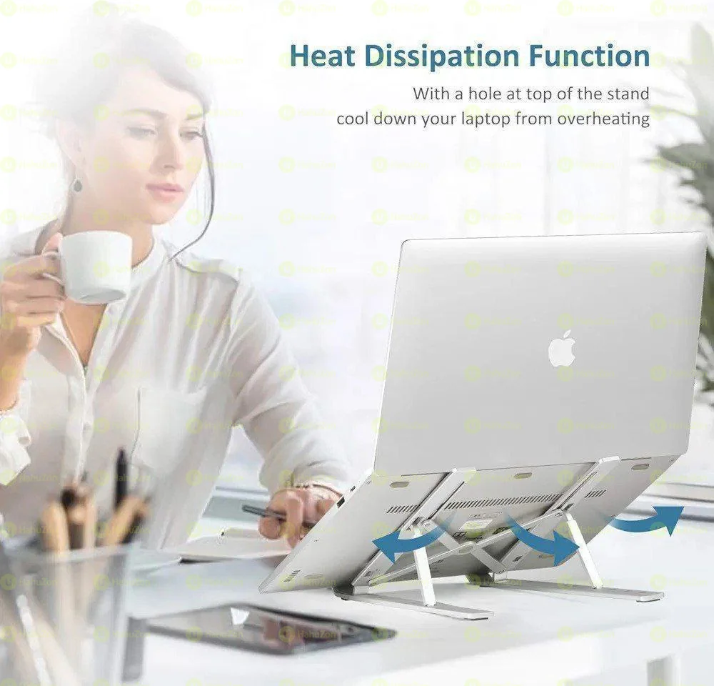 Foldable Height Adjustable Metal Frame Laptop Stand