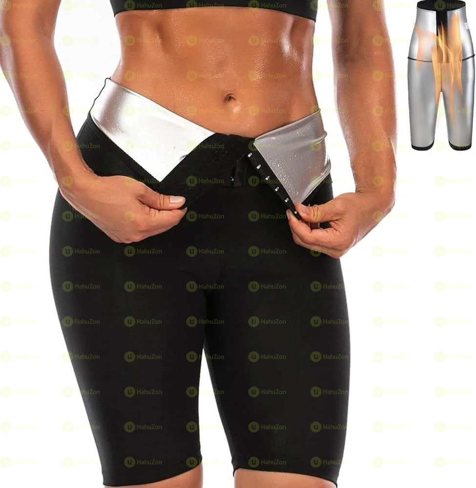 High Waist Sauna Sweat Shorts