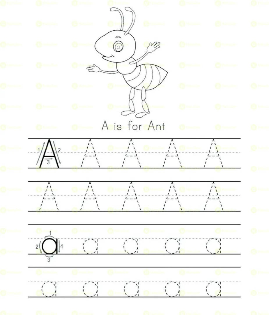 Trace Letters Alphabet Handwriting Practice Workbook