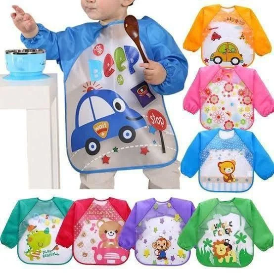 Infant Long Sleeve Feeding Aprons