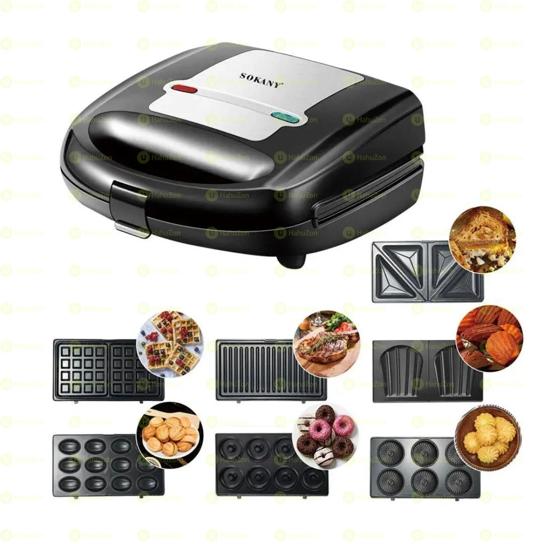 Sokany Waffle Sandwich Maker Set