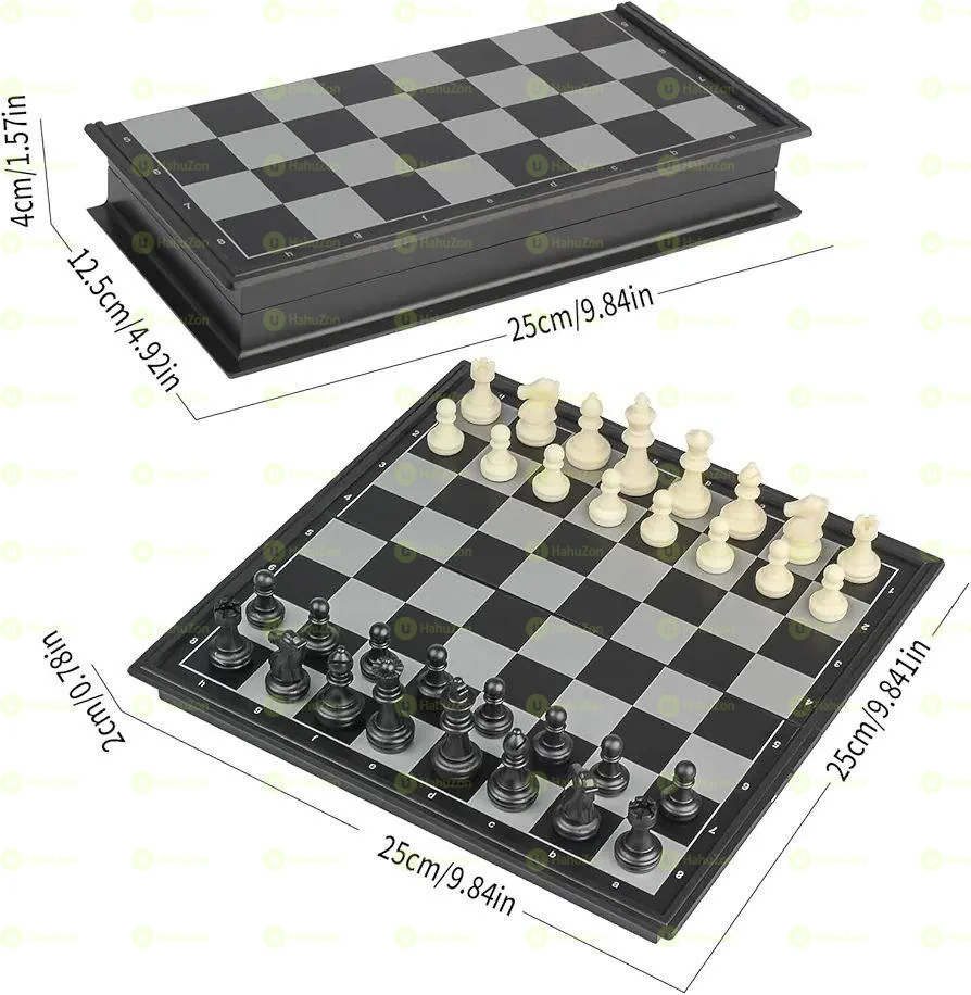 3 in 1 Chess Backgammon Checkers
