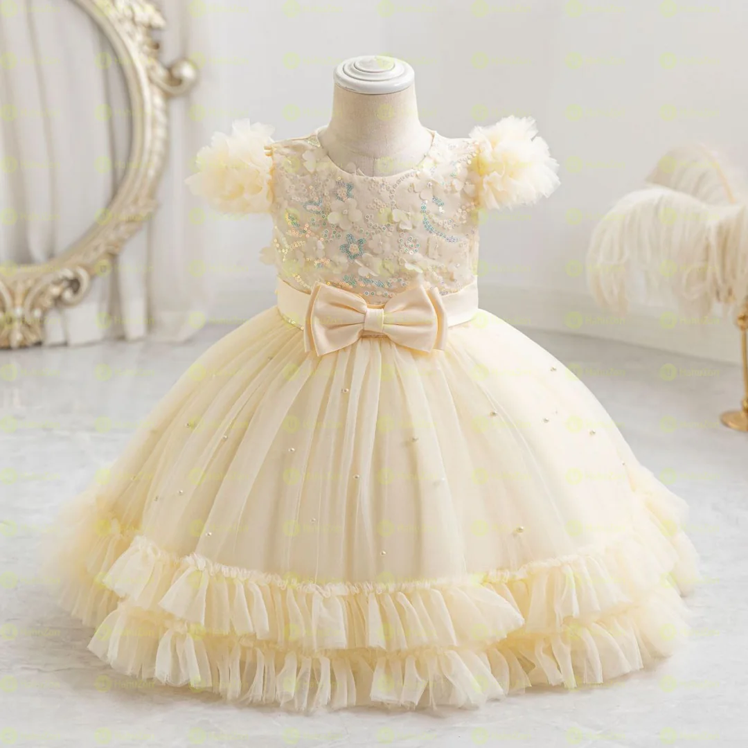 Princess Bow Decor Party Dress