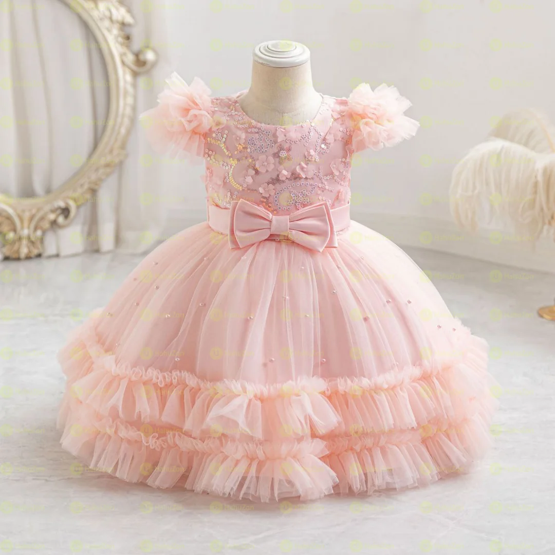 Princess Bow Decor Party Dress