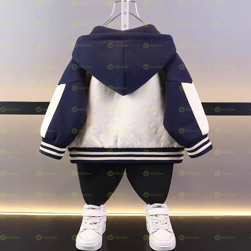 3 Piece Set Hooded jacket, tshirt And Pant Set