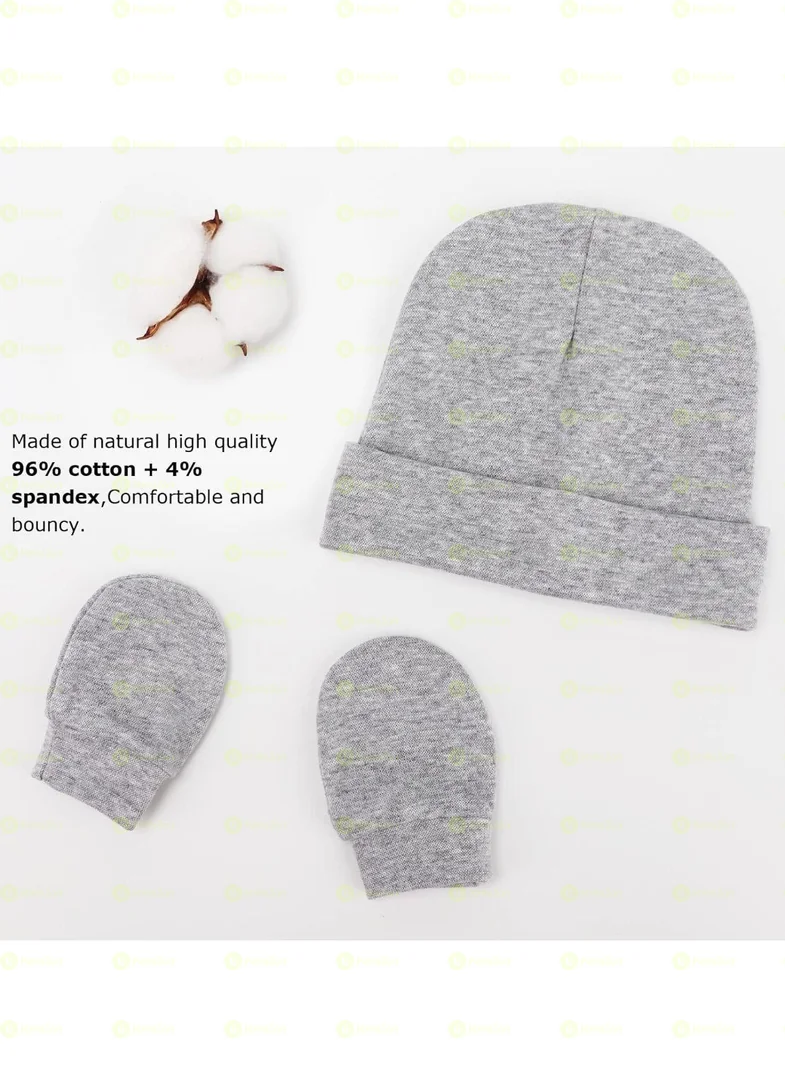 Baby Hats and Mittens Set