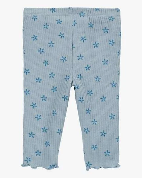Carter's Baby Floral Pull-On Ribbed Pants
