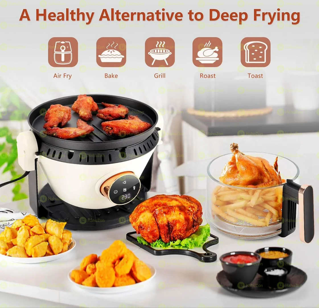 2 IN 1 AIR FRYER & GRILL