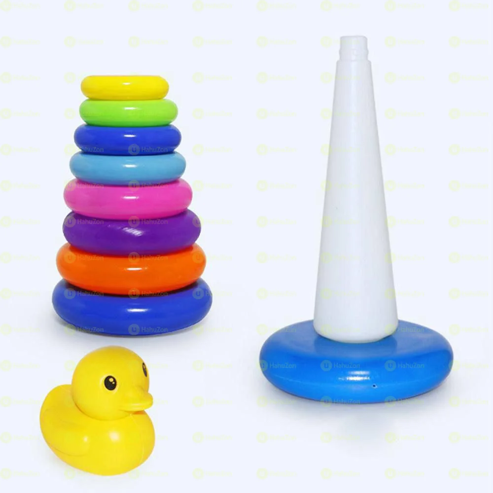 Duck Stacking Rainbows Ring Blocks Tower