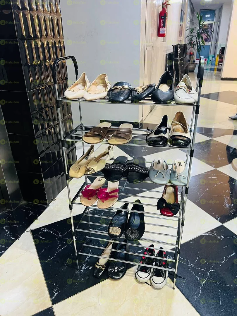 6 Layers Stainless Steel Shoes Rack